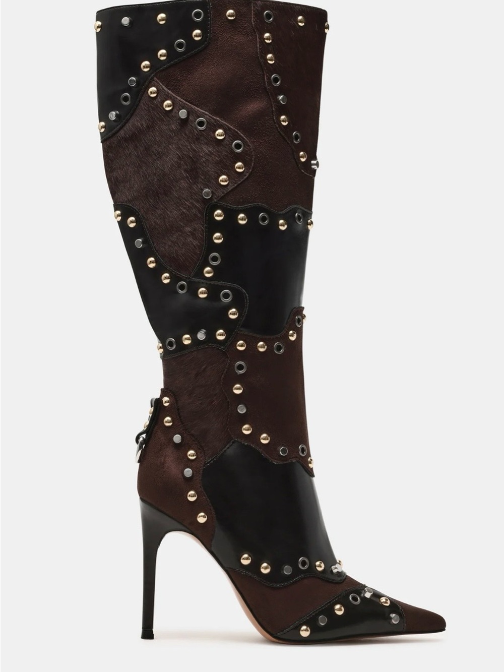 Steve Madden Revive Brown Multi Wide Calf